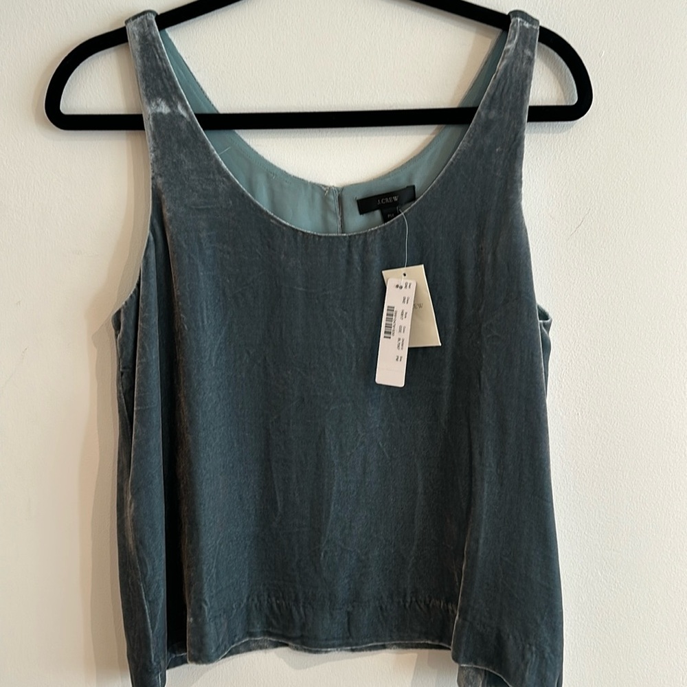 J.Crew Velvet tank top